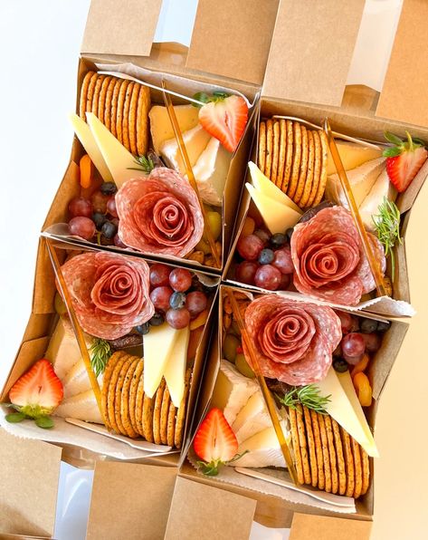 Charcuterie Cups & Boxes | Grazing Box SD Charcuterie Take Out Boxes, Charcuterie Board One Person, Charcuterie Boxes For Weddings, Personal Charcuterie Box Ideas Wedding, Charcuterie Box Individual, Charcuterie Board Ideas For One Person, Personal Size Charcuterie Board, Prepackaged Charcuterie Board, Snack Boxes For Adults Party