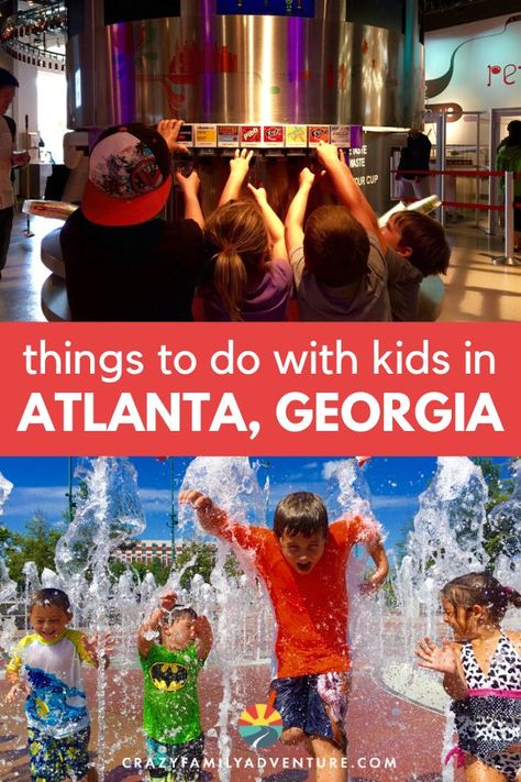 We visited Atlanta, Georgia with our four kids and had a blast! If you are looking for family friendly things to do in Atlanta, look no further than this post. We talk about super fun activities for kids, cool restaurants and more. From lively food markets, to donut shops to historic locations and great parks, we will share all of the great stuff we found to do with kids in Atlanta. #AtlantaGeorgia #thingstodoinAtlanta #Atlantawithkids Atlanta Activities, Atlanta With Kids, Places To Visit With Kids, Atlanta Vacation, Atlanta Trip, Weekend In Atlanta, Things To Do In Atlanta, Atlanta Travel, Vacay Ideas