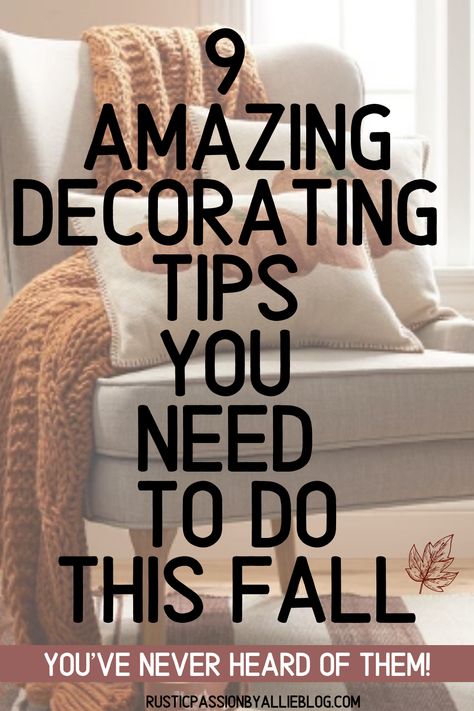 Do you love plaid decor, or autumn pumpkin fall decor? You will find the cutest farmhouse fall decor in this blog post. I'll give you 9 amazing tips you need to do when decorating this fall season. Whether you are looking to decorate your fall porch or living room wall decor you'll get tons of fall inspiration here. I'll show you how to create a cozy home using interior design and decorating. #falldecor #fall #falldiy #diydecor #diy #fallhomedecor #farmhouse #farmhousehomedecor #farmhousedecor Minimalist Fall Decor, Modern Fall Decor, Autumn Interior, Neutral Fall Decor, Fall Accents, Fall Living Room Decor, Fall Living Room, Home Decor Aesthetic, Cozy Fall Decor