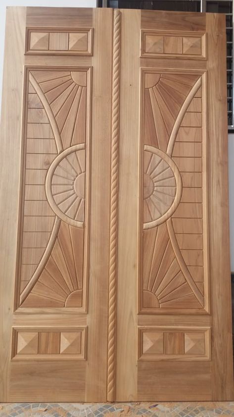 Teak Wood Double Door Design, Double Door Design Modern, Wood Double Door, Main Door Design Photos, New Door Design, Teak Doors, Ak Logo, Jali Design, House Front Door Design