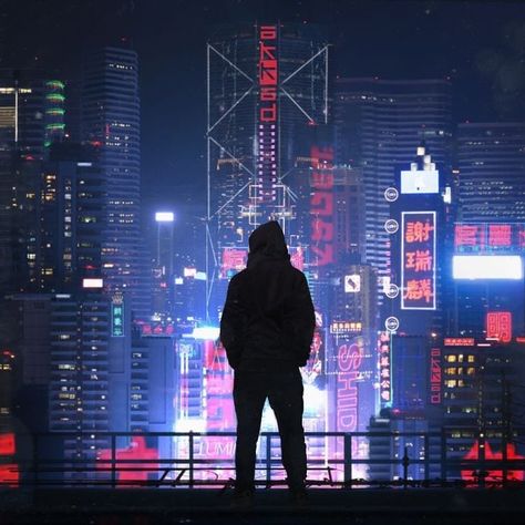 lonely is not being alone it's the feeling that no one cares.... #quotes  #lonlyness Neon Noir, City At Night, Cyberpunk Aesthetic, Cyberpunk City, Arte Cyberpunk, Neo Noir, Futuristic City, Future City, Matte Painting