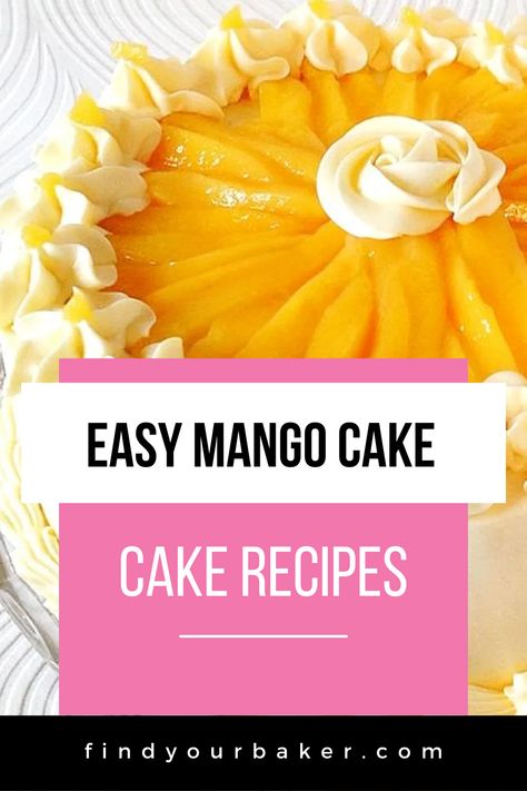 Mango Cake Recipe Gluten Free Mango Cake, Mango Cloud Cake, Tropical Flavored Cakes, Filipino Mango Cake, Mango Dump Cake, Mango Wedding Cake, Mango Cake Recipe Easy, Mango Layer Cake, Mango Cake Recipe Filipino