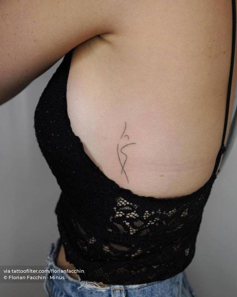 Minimalistic Dance Tattoo, Dance Small Tattoo, Subtle Dance Tattoo, Dancer Tattoo Ideas Tiny, Dancer Line Tattoo, Dancer Tattoos For Women, Dancer Fine Line Tattoo, Dancer Line Art Tattoo, Tattoo Ideas For Dancers