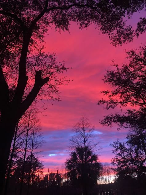 sunset Pink Hour Sky, Pink Hour Aesthetic, Beautiful Places At Night, Places At Night, Pink Hour, Pretty Sunsets, Pretty Vibes, Pink Skies, Pretty Views