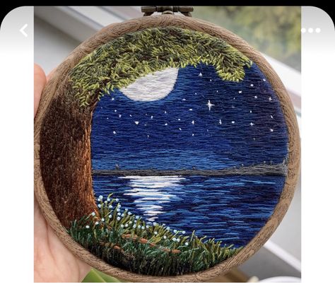 Embroidery Quilt Patterns, Embroidery Landscape, Landscape Embroidery, Embroidery Artwork, Embroidery Hoop Art Diy, Embroidery Quilt, Advanced Embroidery, Embroidery Hoop Wall, Embroidery Hoop Wall Art