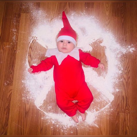 Baby, baby elf on the shelf, elf on the shelf, elf on the shelf ideas, flour, angel, flour angel, red, christmas, 24 days of christmas, cute, cute baby, baby milestone, milestone, milestone pictures 25 Days Of Christmas Baby Photo Ideas, Baby Elf On Shelf, Newborn Elf On The Shelf, Newborn Elf On The Shelf Pictures, Elf On Shelf Baby Ideas, Buddy The Elf Baby Photoshoot, Funny Baby Christmas Photos, Elf On The Shelf Toddler Photoshoot, Human Elf On The Shelf Ideas