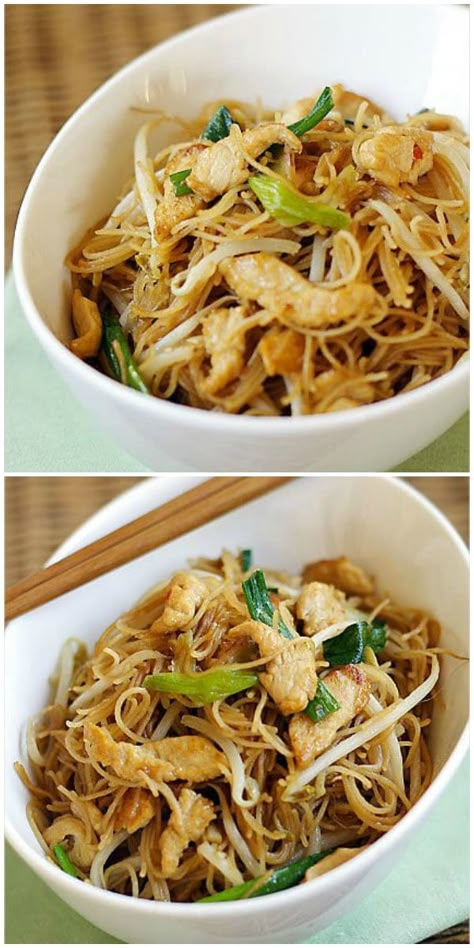 Fried Rice Vermicelli Noodles, Recipes With Rice Sticks, Rice Sticks Recipes, Bean Vermicelli Recipes, Rice Stick Recipes, Vermicelli Rice Noodle Recipes, Rice Stick Noodles Recipes, Rice Vermicelli Recipes, Fried Vermicelli Noodles