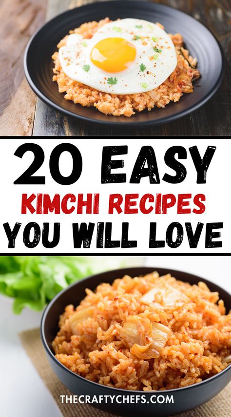 Looking for the best kimchi recipes? Look no further! Here are the best kimchi recipes to try now! Recipes With Kimchi, Vegan Kimchi Recipe, Jjigae Recipe, Kimchi Recipes, Easy Kimchi, Kimchi Ramen, Vegan Kimchi, Korean Kimchi, Lunch Healthy