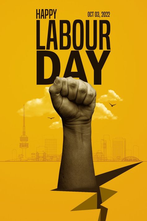 Happy Labour Day 2022! Labor Day Creative Ads, Labour Day Creative Ads, Happy Labour Day, International Days, Labor Day Holiday, Restaurant Social Media, Food Poster Design, Social Media Design Inspiration, Happy Labor Day