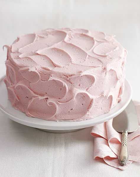 Grapefruit Cake, Cake Frosting Recipe, Pink Frosting, Slow Cooker Desserts, Yellow Cake, Pink Cake, Cake Frosting, Love Cake, Frosting Recipes