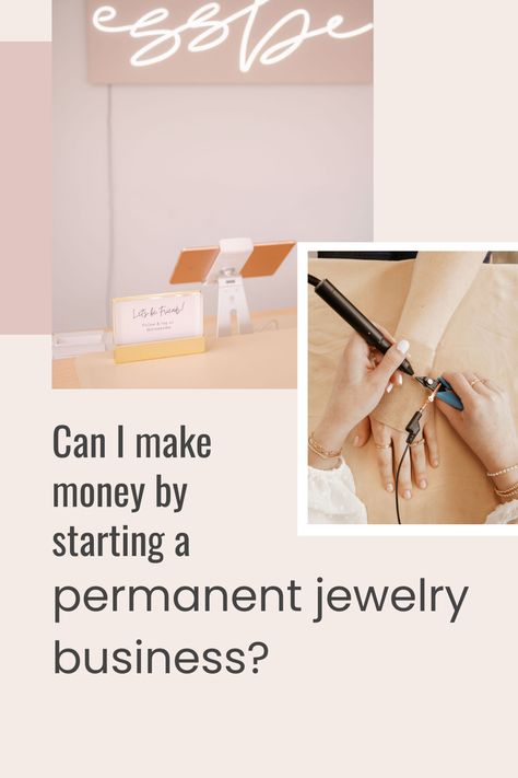 Permanent Jewelry Pricing, How To Start Permanent Jewelry Business, Permanent Jewelry Business Names, Permanent Jewelry Set Up, Permanent Jewelry Business, Jewelry Making Business, Creating A Business Plan, Permanent Jewelry, Business Expense