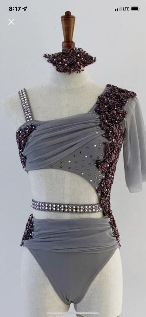 Dance Outfits Competition, Dance Costume Stoning Ideas, Diy Dance Costumes, Dance Outfits Contemporary, Acro Dance Costumes, Jazz Solo Costumes, Dance Costume, Lyrical Dance Costumes Solo, Black Dance Costumes