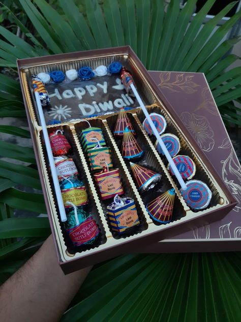 Diwali Hamper Ideas For Bakers, Hamper Packing, Diwali Gift Hampers, Hamper Ideas, Small Cupcakes, Chocolate Dishes, Chocolate Hampers, Recipes Snacks, Quick Recipes Snacks