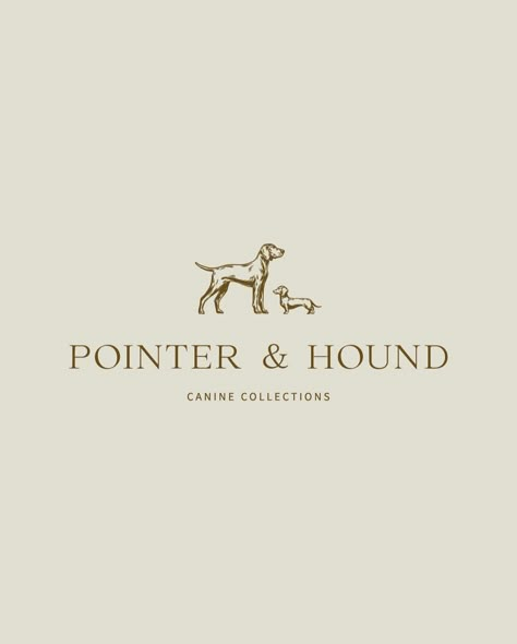 1/3 BRAND REVEAL for @pointerandhoundnz completed earlier this month 🤎 This project was such a beautiful collaboration of creative ideas, Christina’s strong vision for her brand and the P&H story. Inspired by her own pets, a German Shorthaired Pointer (Toby) and a Mini Dachshund (Maple), Christina created Pointer & Hound to fill the gap in the market for stylish yet high-quality dog products. Having only launched last year, the business grew quickly and it was time to invest in a custom b... Dog Company Branding, Dog Business Logo, Photography Branding Logo, Schoolhouse Wedding, Dog Logos, Artist Background, Gold Element, Brand Reveal, Dachshund Illustration