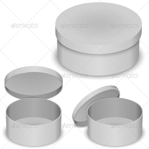 Round box vector template isolated on white background open and closed Round Box Packaging, Band Boxes, Background Open, Valentines Date Ideas, Box Vector, Round Gift Boxes, Mockup Template Free, Paper Bag Design, Background Birthday