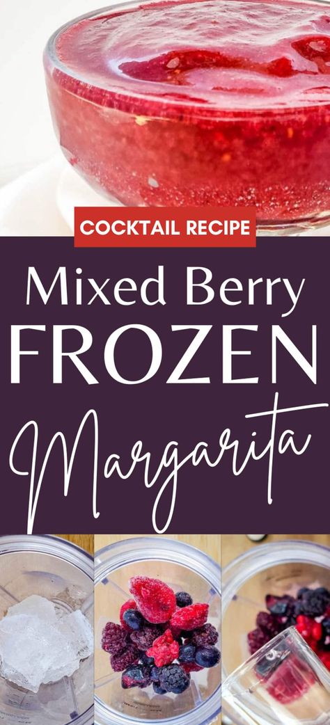 Frozen Margarita Recipe, Classic Tequila Cocktails, Cookout Recipes, Fruit Margarita, Berry Cocktail, Frozen Margarita, Jello Shot, Summer Cookout, Frozen Margaritas