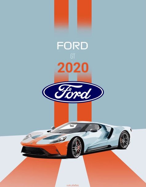 #FORD GT 2020 Ford Gt Gulf, Ford Gt 2020, Ford Motorsport, Gulf Racing, Ford Gt40, Biker Patches, Ford Racing, Ford Gt, Muscle Car