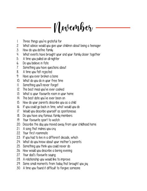 November Prompts 2024, Shadow Journaling, November Prompts, November Journal Prompts, Healing Writing, November Writing Prompts, Weekly Writing Prompts, November Writing, Empty Journal