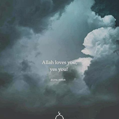 Allah loves you...🤍 . . . . Indeed, Allah is Al - Wadood ( The Most Loving )... The One Who loves whoever turns to Him in repentance from his or her sins. The One who loves His prophets and messengers, His allies and friends (awliyaa') and expresses it through His forgiveness. He is Full of Love towards the believers; He praises them and is Benevolent towards them. He gives them signs of His love for them and causes others to love them as well. . . . . . #islamic #islam #allah #muslim #islami... Allah Loves You, Love Allah, Allah Love, Full Of Love, Prophet Muhammad, Islamic Quotes, Ramadan, Love Him, Love Quotes