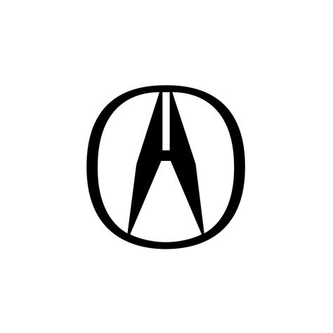 Acura Logo | Letter A | Logos and Types | Single Letter Logos Acura Logo, Single Letter Logo, Letter A Logo, Letter Logos, Luxury Vehicle, Japan Logo, Life Logo, Car Wraps, Logo Letter