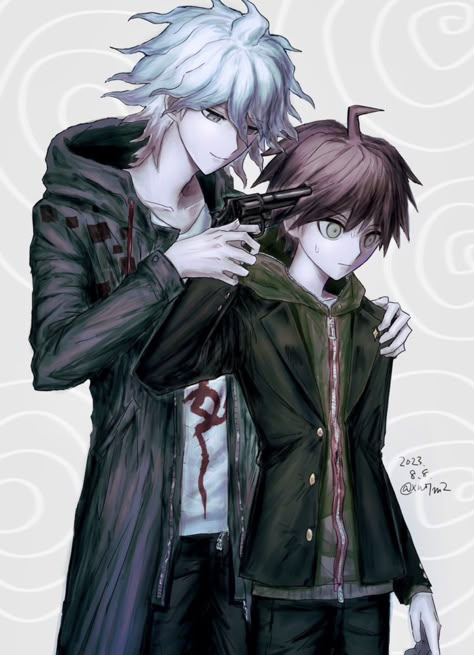 @xw7m2 on twt Izuru Kamukura, Makoto Naegi, Danganronpa Funny, Danganronpa 1, Novel Games, Trigger Happy Havoc, Trigger Happy, Nagito Komaeda, Danganronpa 3