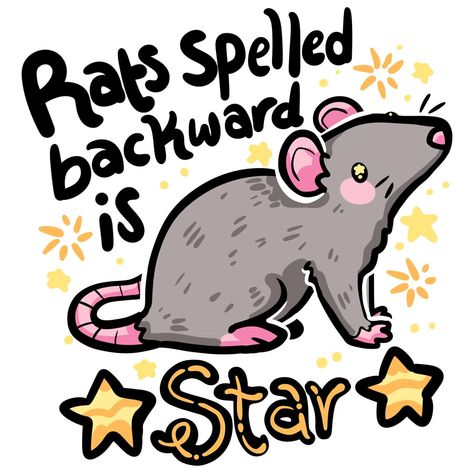 Fun fact!! 💫💫💫💫💫 — #art #artwork #drawing #doodle #illustration #digitalart #digitalpainting #digitaldrawing #digitalillustration #procreate #stickers #stickershop #smallbusiness #kidcore #cuteart #nostalgia #sillyart #rat #rats #ratsofinstagram Drawing On Money, Rat Art Illustration, Cute Rat Drawing, Rat Doodle, Rats Drawing, Funny Animal Drawings, Rat Character, Procreate Stickers, Rat Art