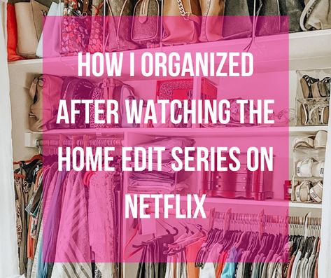 Home Edit Bedroom, The Home Edit Closet Organization, The Home Edit Bathroom, Home Edit Bathroom, Home Edit Organization, Series On Netflix, Utility Closet, Home Edit, Konmari Method