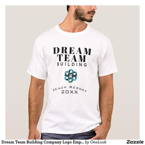 Dream Team Building Company Logo Employee T-Shirt  #tshirt #teambuilding #logo Building Company Logo, Cricut Explore Projects, Building Company, Unique T Shirt Design, Building Activities, Team Building Activities, Building Companies, Team Building, Cricut Explore