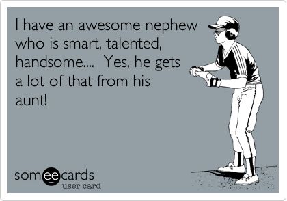 I have an awesome nephew who is smart, talented, handsome.... Yes, he gets a lot of that from his aunt! Auntie Things, Aunt Stuff, Big Little Quotes, Nephew Quotes, Auntie Life, Little Sister Quotes, Aunt Quotes, Adoption Quotes, Sister Love Quotes