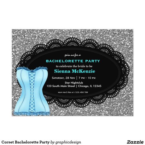 Corset Bachelorette Party Lingerie Bridal Shower Invitations, Bachelorette Party Invitation, Bachelorette Invitations, Wedding Invitation Envelopes, Bachelorette Party Invitations, Invitation Envelopes, Girls Weekend, Party Card, Zazzle Invitations