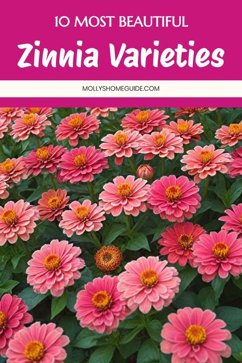 Zinnia Varieties, Common Zinnia, Raised Bed Flower Garden, Growing Zinnias, Zinnia Seeds, Zinnia Garden, Zinnia Flower, Zinnia Elegans, Garden Flower Beds