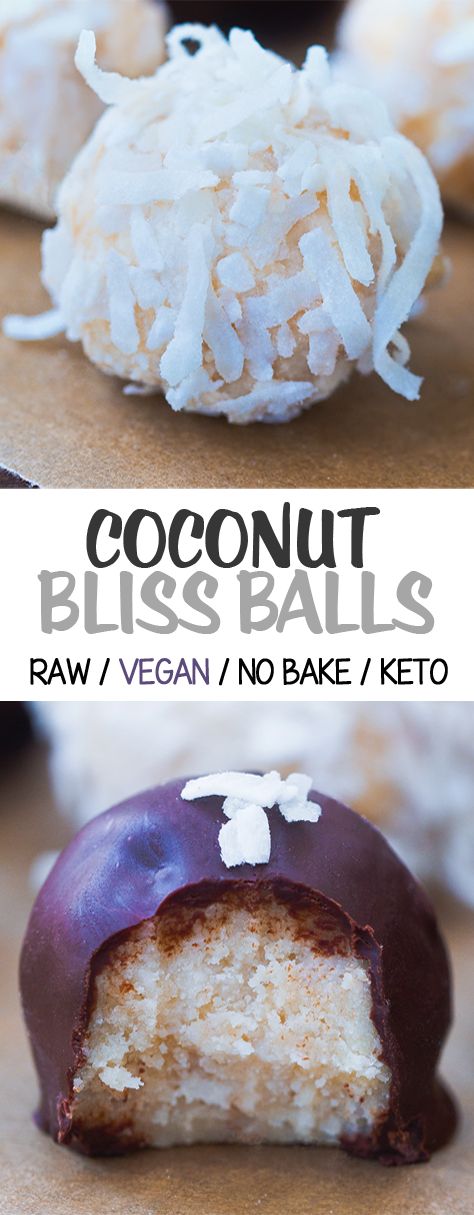 No Bake Coconut Bliss Balls (5 Ingredients) Keto Coconut Truffles, Keto Coconut Bars No Bake, Keto No Bake Cookies Coconut, Coconut Oil Fat Balls Keto, Coconut Bliss Balls, Healthy Chocolate Recipes, Coconut Balls, Keto Friendly Desserts, Desserts Vegan