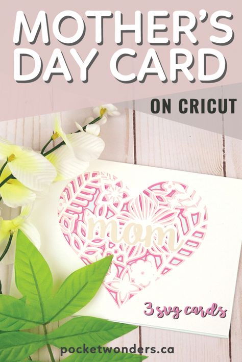 Free Mothers Day Cards, Card Types, Cricut Svgs, Circuit Ideas, Craft Things, Free Cricut, Mother's Day Cards, Paper Crafts Card, Exploding Boxes