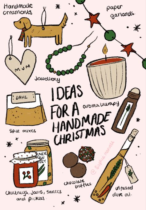 Things To Make Your Mom For Christmas Handmade Gifts, Handmade Christmas Aesthetic, Cottagecore Christmas Gifts, Second Hand Christmas Gifts, Christmas Handmade Gifts Ideas, Homemade Christmas Gift Ideas For Family, Meaningful Homemade Gifts, Christmas Ideas Presents, Thrifted Christmas Gifts