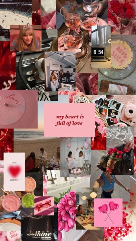 8 more days until Valentine’s Day ❤️🌸🎀💕 Mood Board February, February Collage Wallpaper, Valentines Mood Board, February Core, February Wallpaper Aesthetic, Monthly Aesthetic, February Moodboard, February Vibes, February Mood Board