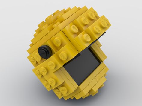 Pac-Man! Lego Pacman, Man Art, Building Instructions, Lego Group, Lego Parts, Pac Man, Custom Creations, Lego, How To Find Out