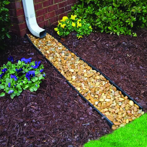 Downspouts help divert water away from your home, preventing damage to your foundation and potential flooding in your basement. #frontyardlandscaping Have Inspiration, Home Landscaping, Garden Yard Ideas, Backyard Projects, Front Yard Landscaping Design, Outdoor Landscaping, Diy Backyard, Lawn And Garden, Backyard Landscaping Designs