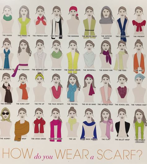 HOW do you WEAR a SCARF? Types Of Scarfs, Basic English Grammar Book, Scarf Photography, Light Weight Scarf, Working Clothes, Wear A Scarf, Fashion Dictionary, Ways To Wear A Scarf, Fashion Vocabulary