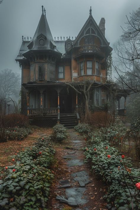 Feeling Uneasy, Dark Carnival, Creepy Old Houses, Creepy Clowns, Scary Houses, Old Victorian Homes, Scary Stories To Tell, Creepy Houses, Old Abandoned Houses