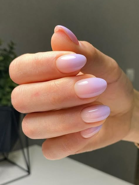 +30 Top Short Ombre Nails - POLYVORE - Discover and Shop Trends in Fashion, Outfits, Beauty and Home Her Nails, Ombre Nails, Pink Nails, Nail Designs, Nail Polish, Nail Art, Nails, Purple, Pink