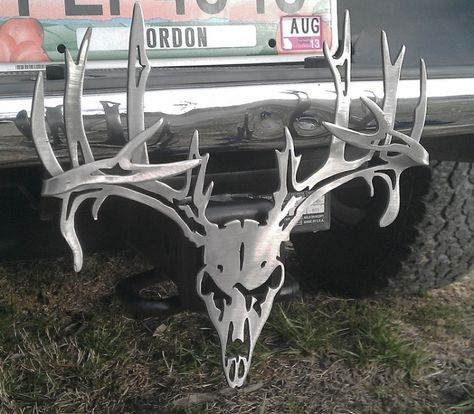 Bone Collector, Truck Stuff, Hitch Cover, Metal Art Welded, Cnc Plasma, Metal Art, Art Ideas, Diy And Crafts, Projects To Try