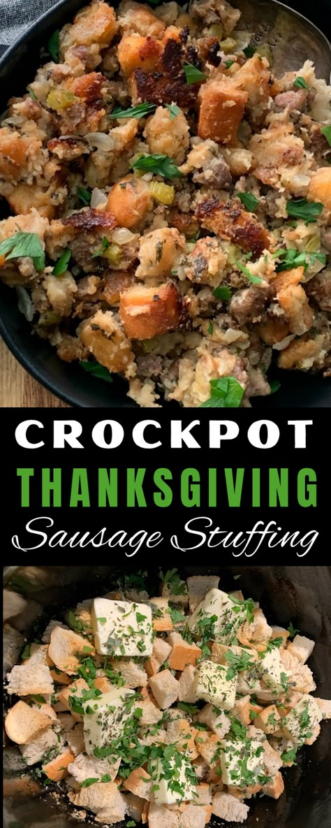 Crockpot Stuffing Thanksgiving, Easy Crockpot Stuffing, Side Dishes Crockpot, Stuffing Recipes Crockpot, Thanksgiving Side Dishes Crockpot, Crockpot Thanksgiving, Thanksgiving Recipes Side Dishes Veggies, Crockpot Stuffing, Thanksgiving Recipes Side Dishes Easy