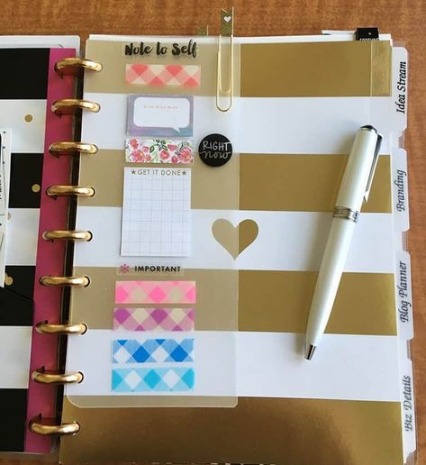 Diy Planner Inserts, Diy Happy Planner Accessories, Diy Binder Planner Ideas, Diy Planner Dashboard, Cricut Planner Ideas, Diy Planner Binder, Digital Bullet Journal, Happy Planners, Diy Planner Notebook