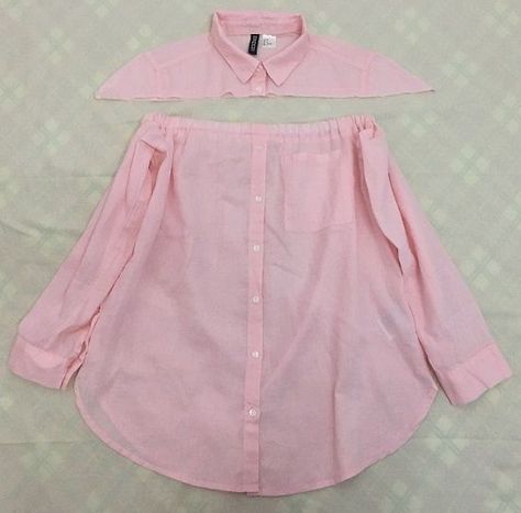 Gamle T Shirts, Shirt Dress Diy, Remake Clothes, Diy Clothes Refashion, Diy Vetement, Diy Fashion Clothing, Shirt Refashion, Altering Clothes, Old Shirts