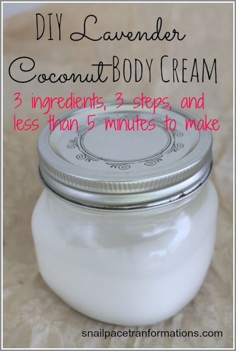 Step 1 measure the ingredients. Step 2 blend the ingredients, Step 3 place in jar with a lid. That is how simple this DIY Recipe for Coconut Body Cream really is. Diy Lavender, Săpunuri Handmade, Lotion Recipe, Diy Lotion, Homemade Lotion, Diy Kosmetik, Body Creams, Homemade Bath Products, Coconut Recipes