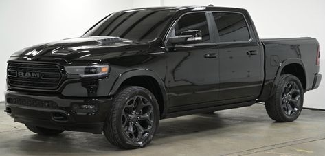 Ram 1500 Limited Night Edition, Dodge Ram 1500 Hemi, Ram Trucks 1500, Custom Pickup Trucks, Dodge Trucks Ram, Truck Ideas, Gmc Canyon, Dream Machine, Ram Trucks