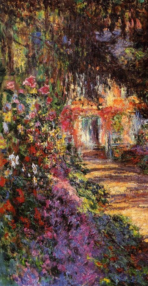 Claude Monet Paintings Wallpaper, Impressionism Wallpaper, Claude Monet Aesthetic, Claude Monet Wallpaper, Claude Monet Garden, Monet Wallpaper, Monet Giverny, Impressionism Monet, Claude Monet Paintings