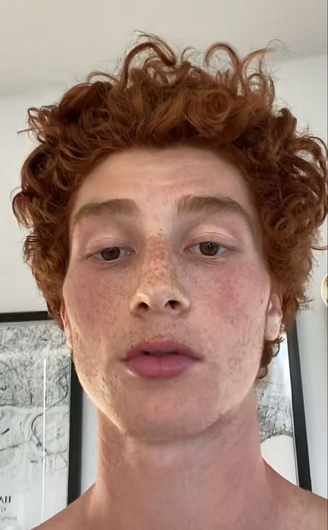 Red Head Male Faceclaim, Cute Red Head Guys, Josiah Toledo, Redhead Boy Aesthetic, Curly Hairstyles Ginger, Curly Ginger Hair Men, Cute Ginger Guys, Ginger Hair Boy, Men With Freckles