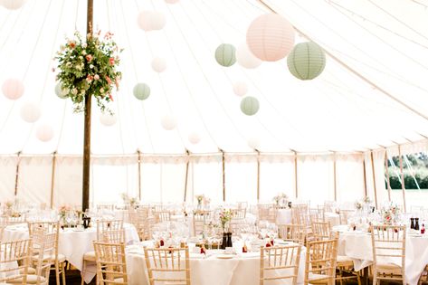 Boho Wedding Marquee Decoration, Paper Lanterns Marquee Wedding, Marquee Wedding Ceiling Decoration, Marquee Wedding Reception, Marquee Wedding Decoration, Homemade Wedding Decorations, Marquee Decoration, Paper Lanterns Wedding, Rural Wedding