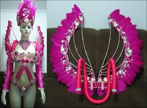 Fantasia Diy, Carnaval Ideas, Puppet Costume, Samba Costume, Dancer Costume, Halloween Costume Contest, Wings Costume, Costume Patterns, Leotards Ballet